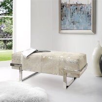 Cowhide hotsell bench cushion